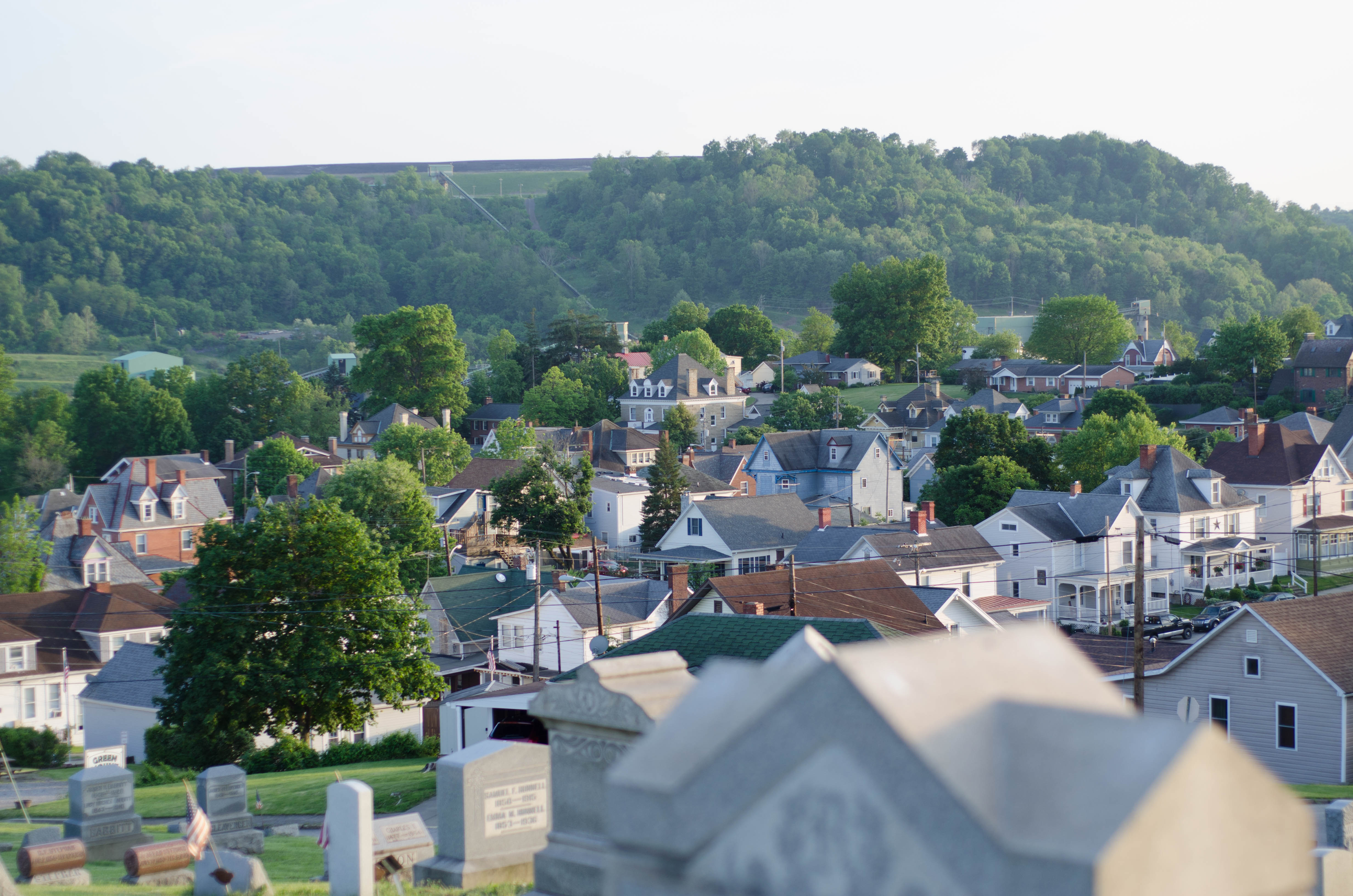 View of the north side of Waynesburg Pennsylvania