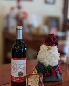 Thistlethwaite Vineyards Santa and Wine