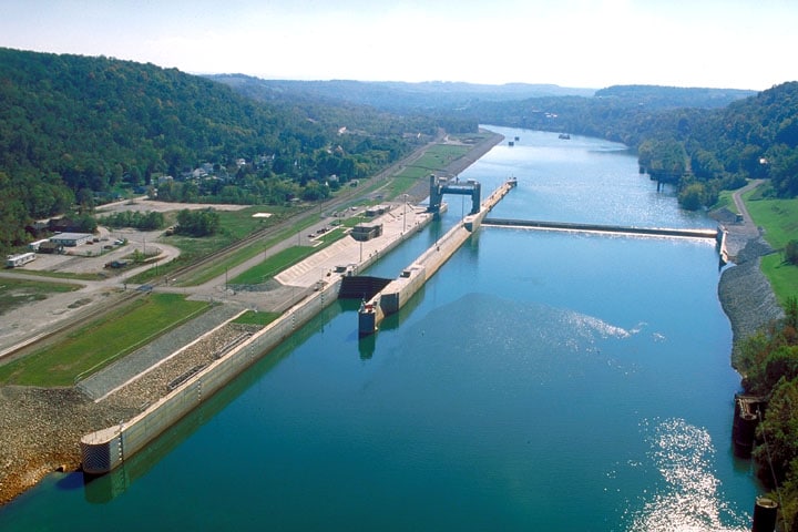 Grays Landing Lock and Dam by US Army Corps of Engineers