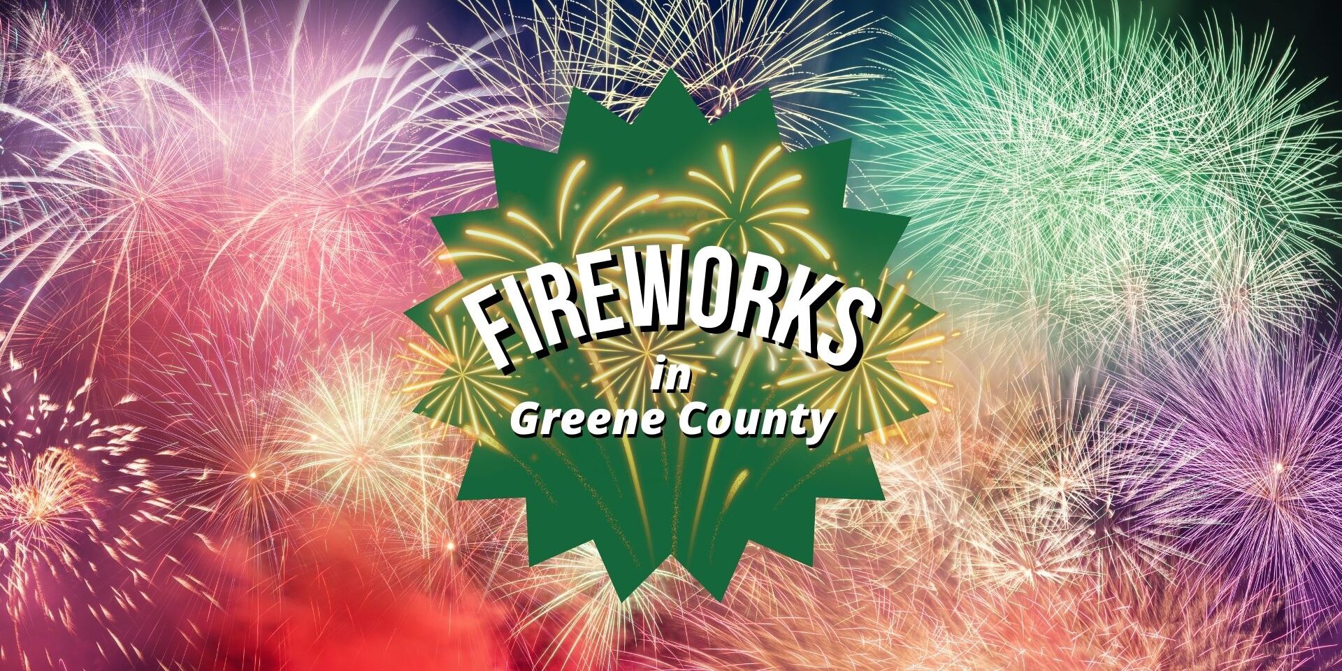 Fireworks in Greene County