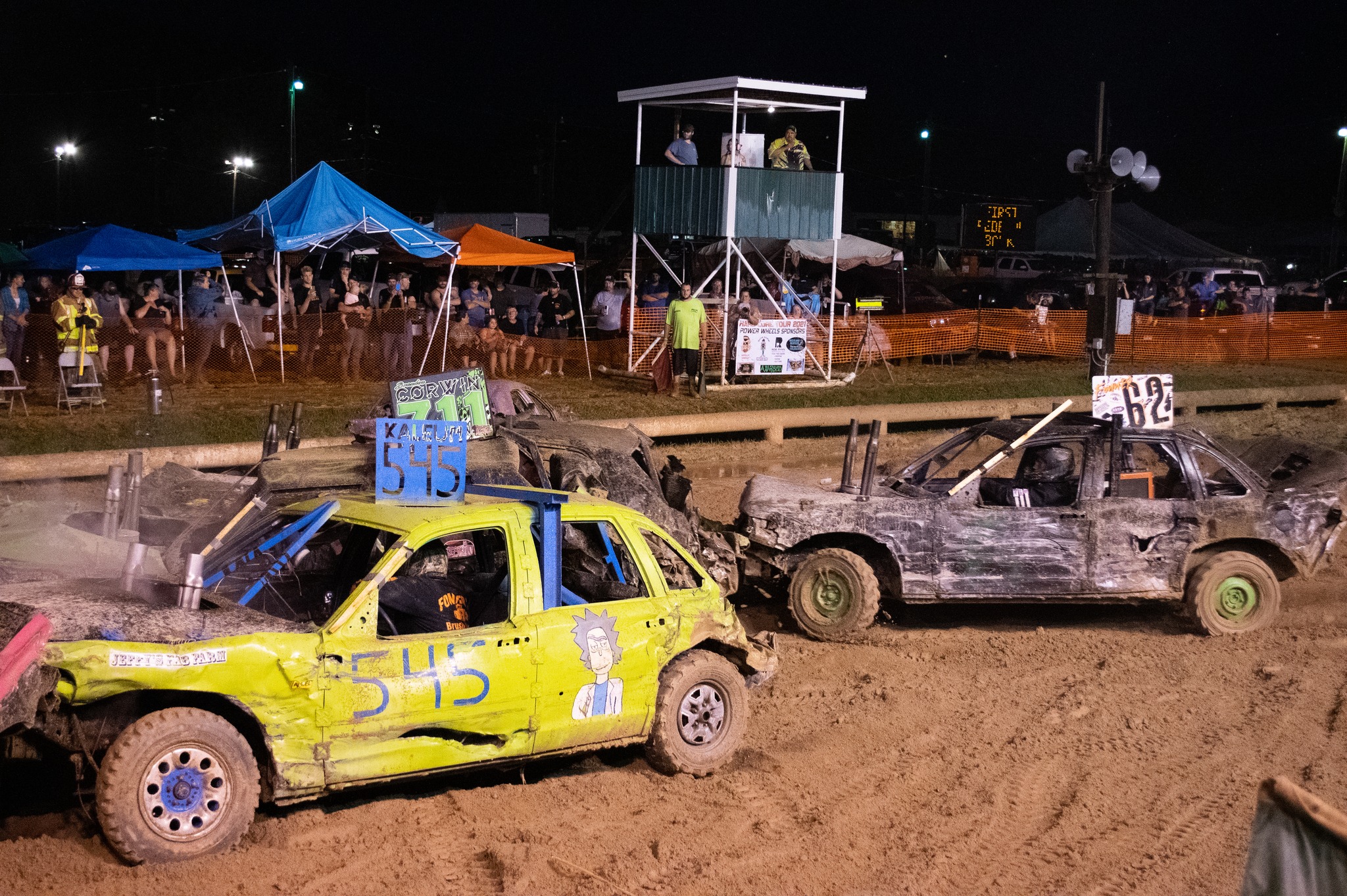 Demolition Derby at the Greene County Fair