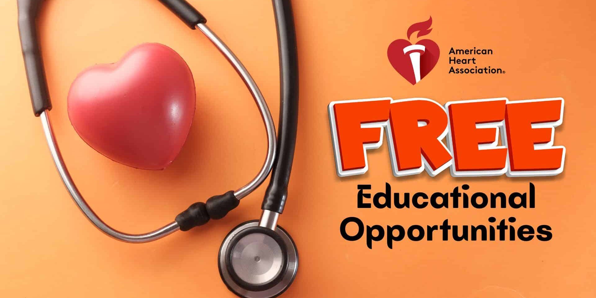 The American Heart Association will be at the Flenniken Public Library every second Wednesday of the month at 1pm for FREE educational opportunities for the community.