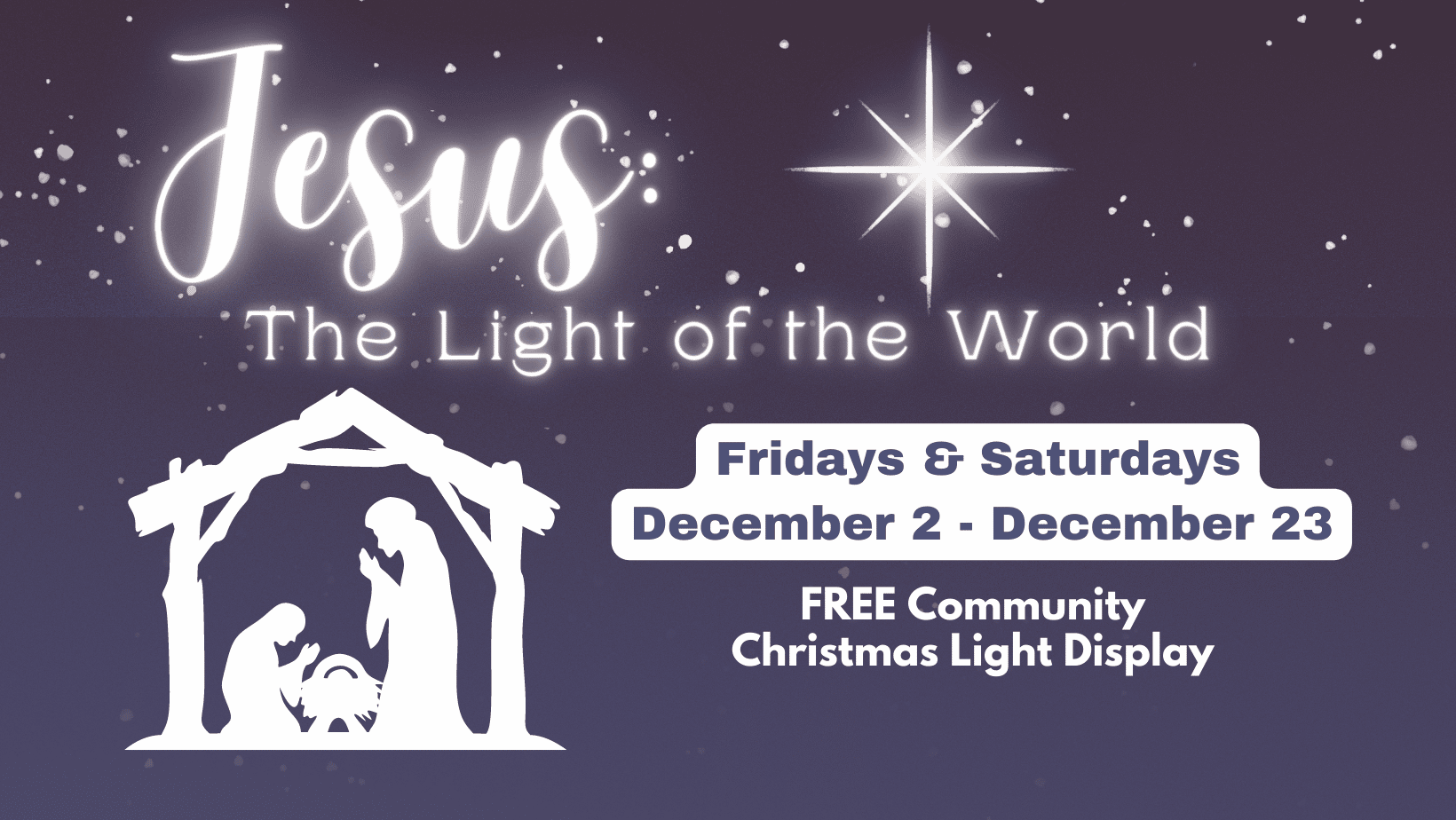 Jesus: The Light of the World - Visit Greene County